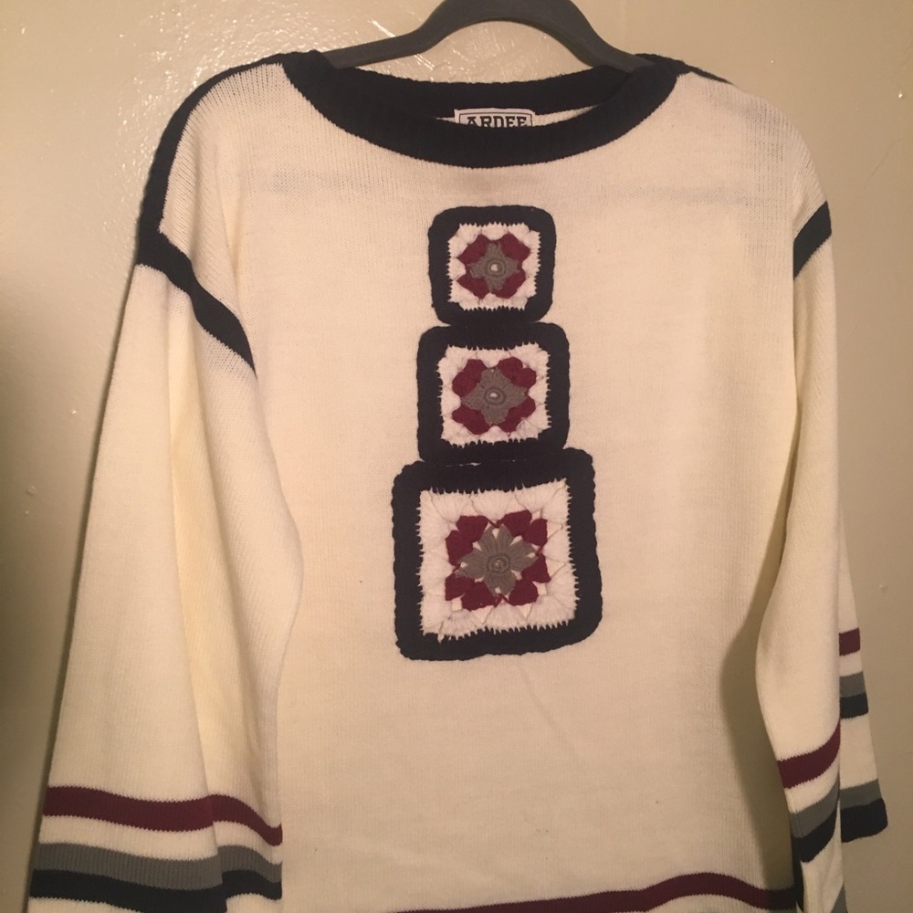 Vintage XL 100% Acrylic Ardee Sweater